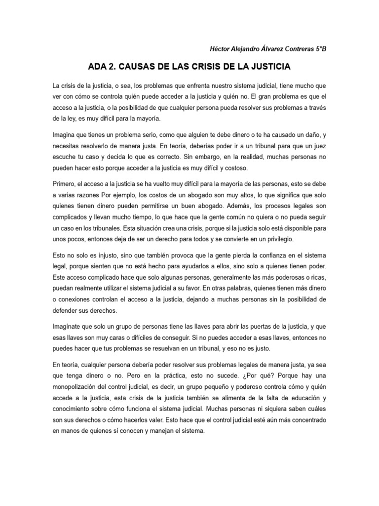Crisis de Acceso a la Justicia en México | PDF | Justicia | Crimen y ...