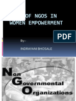 Role of Ngos in Women Empowerment: By:-Indrayani Bhosale