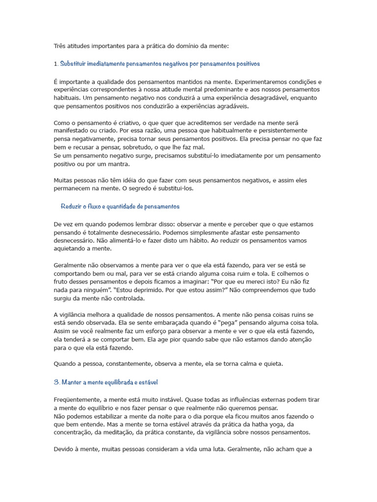 Material Extra Bloco 2. Turma 2 - 2021-Três Atitudes Importantes para A ...