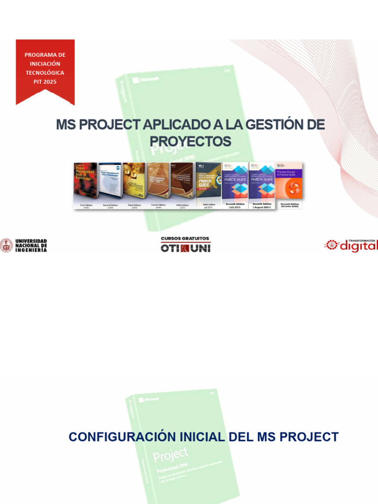 Interfaz de Microsoft Project 2025 | PDF