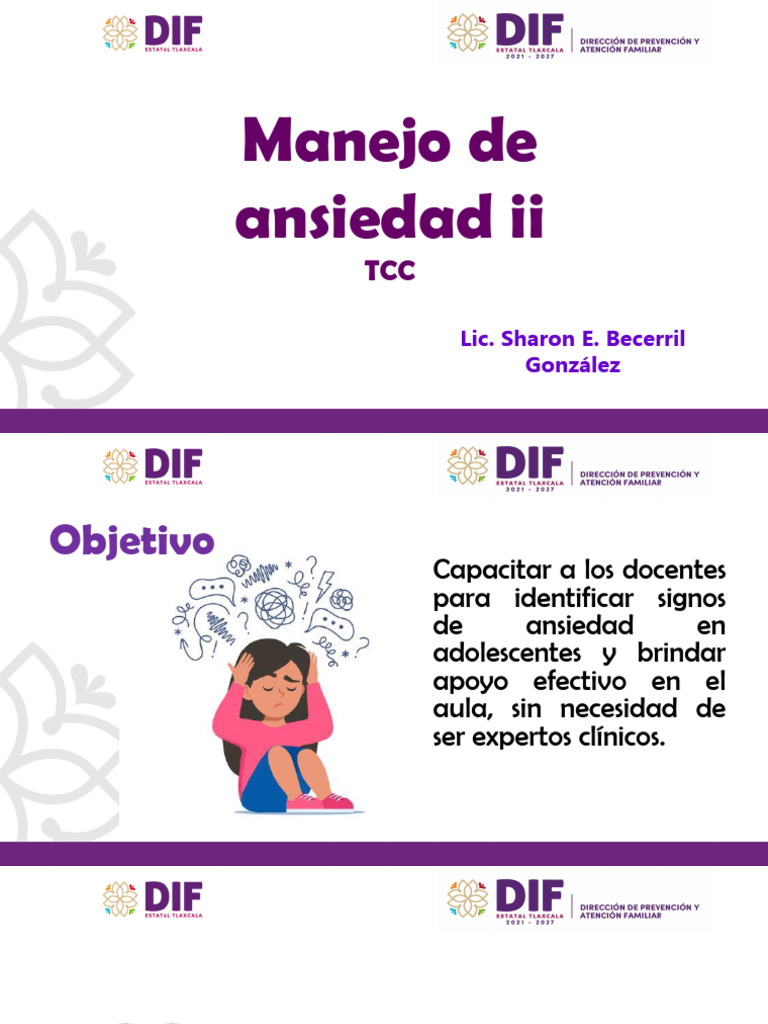 Cuadernillo para el Manejo de Ansiedad | PDF | Ansiedad | Las emociones
