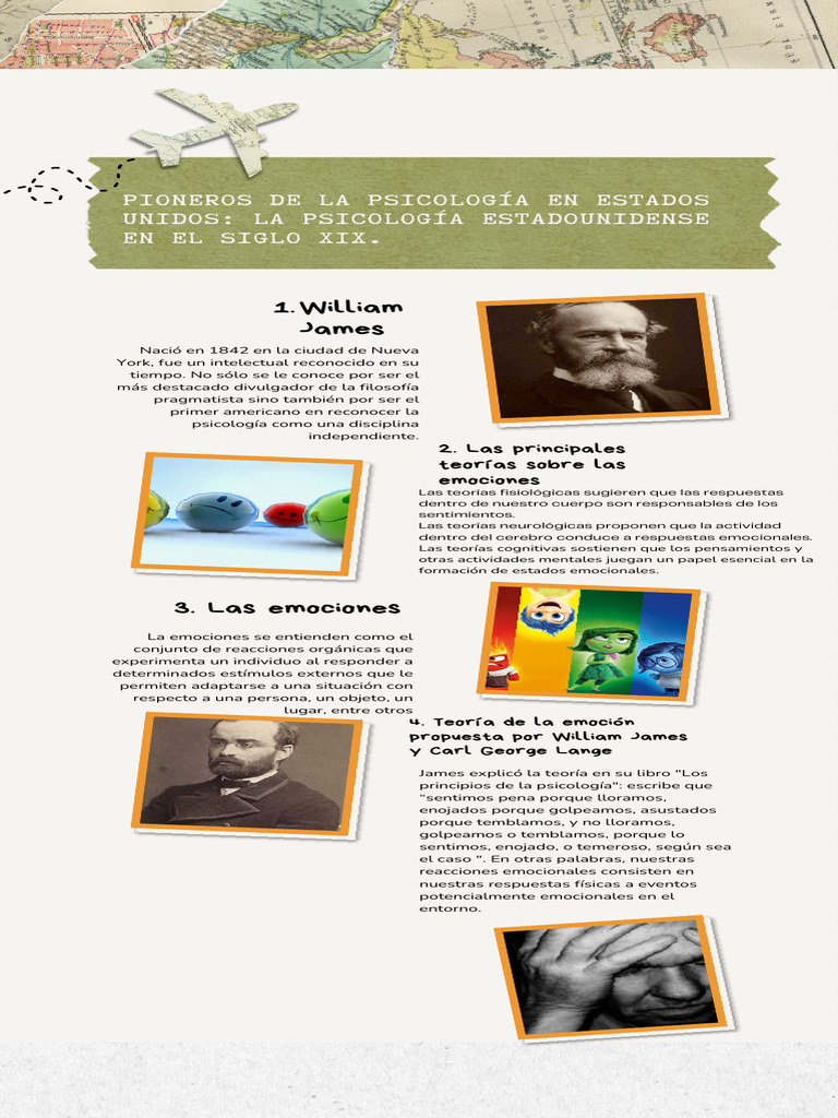 Teorías de la emoción de William James | PDF | Las emociones | Sicología
