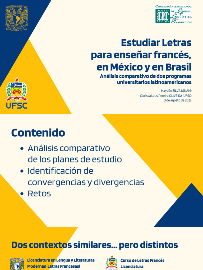 Comparativa de programas de Letras Francesas | PDF | Maestros | Plan de ...