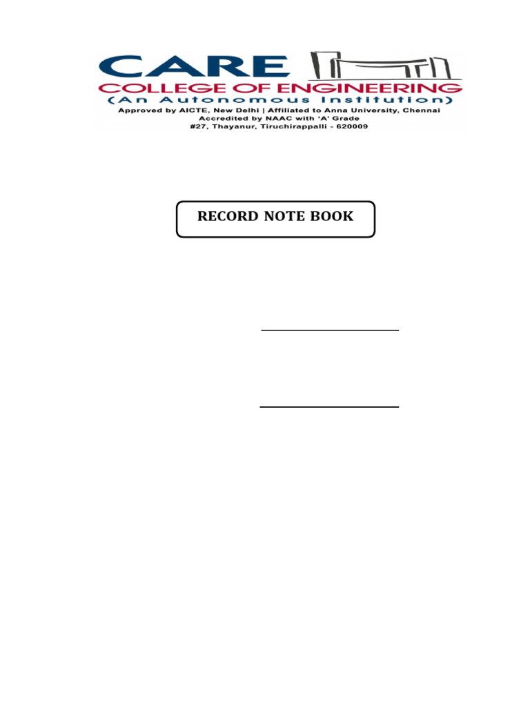 Deep Learning Laboratory Record Notebook | PDF | Deep Learning ...