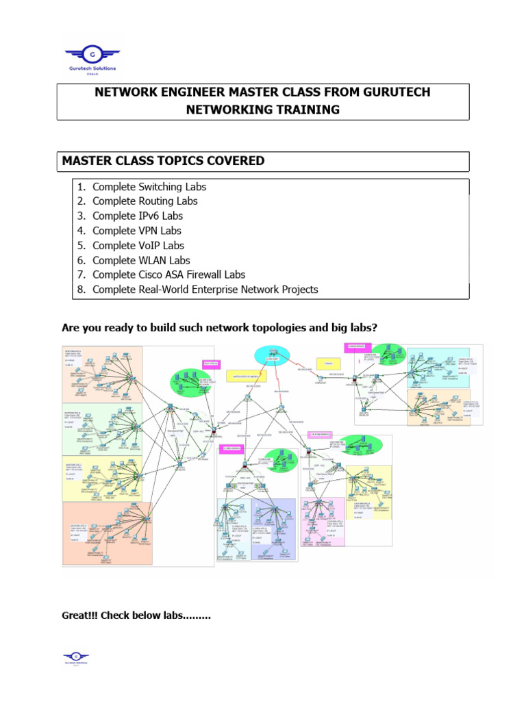 Network Engineer Master Class | PDF | Computer Network | Router (Computing)