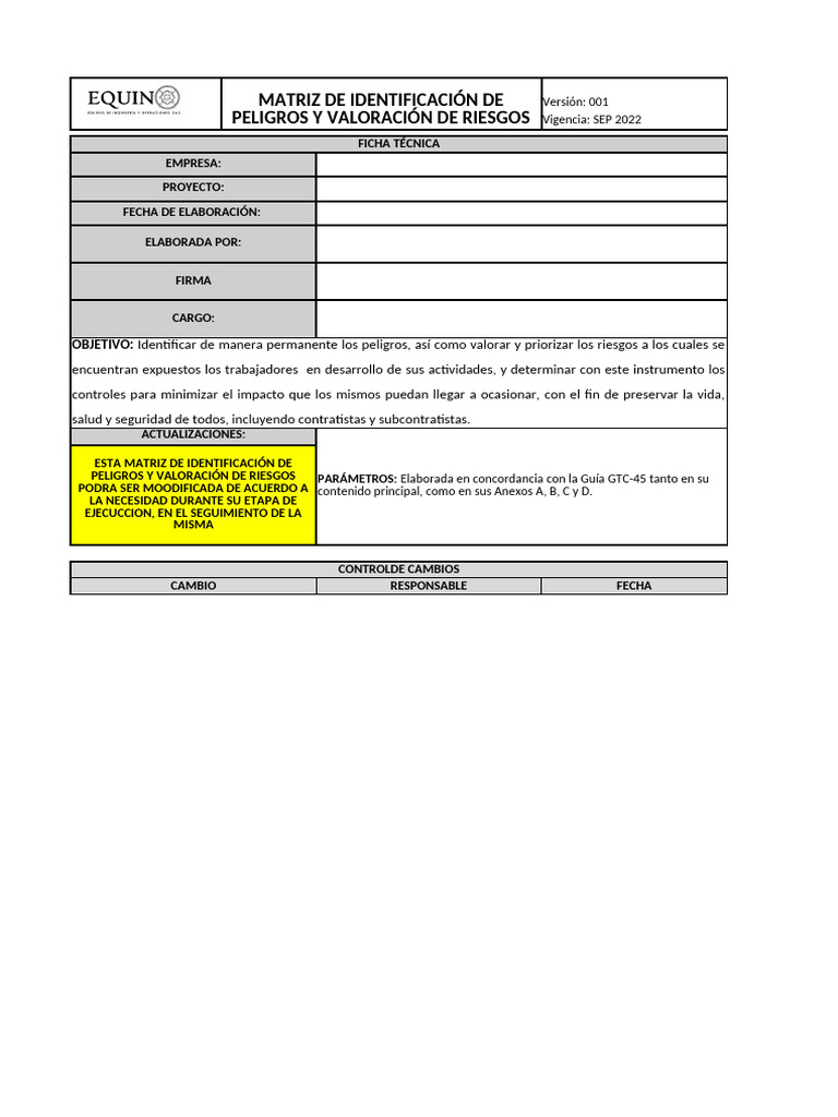 Matriz de Riesgos y Controles Laborales | PDF | Riesgo | Dolor lumbar