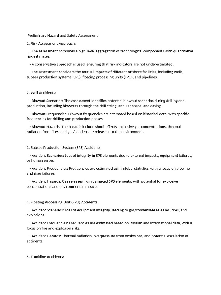 Offshore Hazard and Safety Assessment | PDF | Oil Spill | Blowout (Well ...