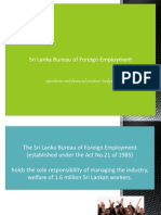 Sri Lanka Bureau of Foreign Employment: Operations and Financial Position Analysis