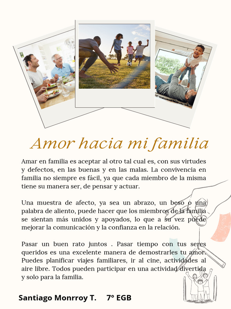 Amor y unión en la familia | PDF