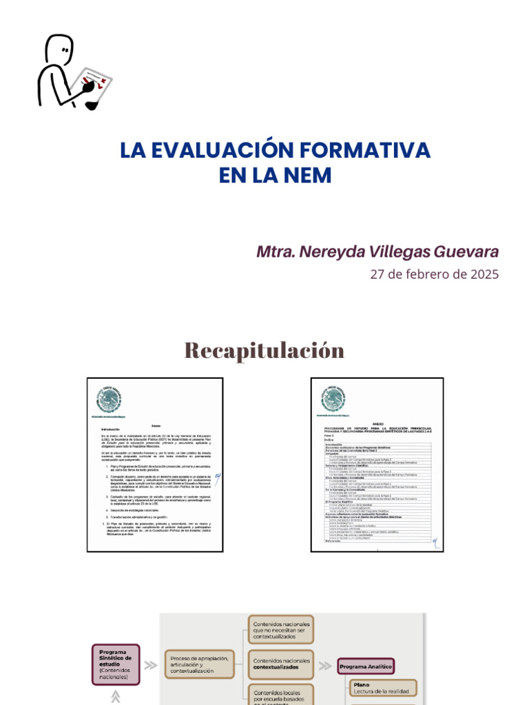 Evaluación Formativa en la NEM | PDF | Evaluación | Enseñando