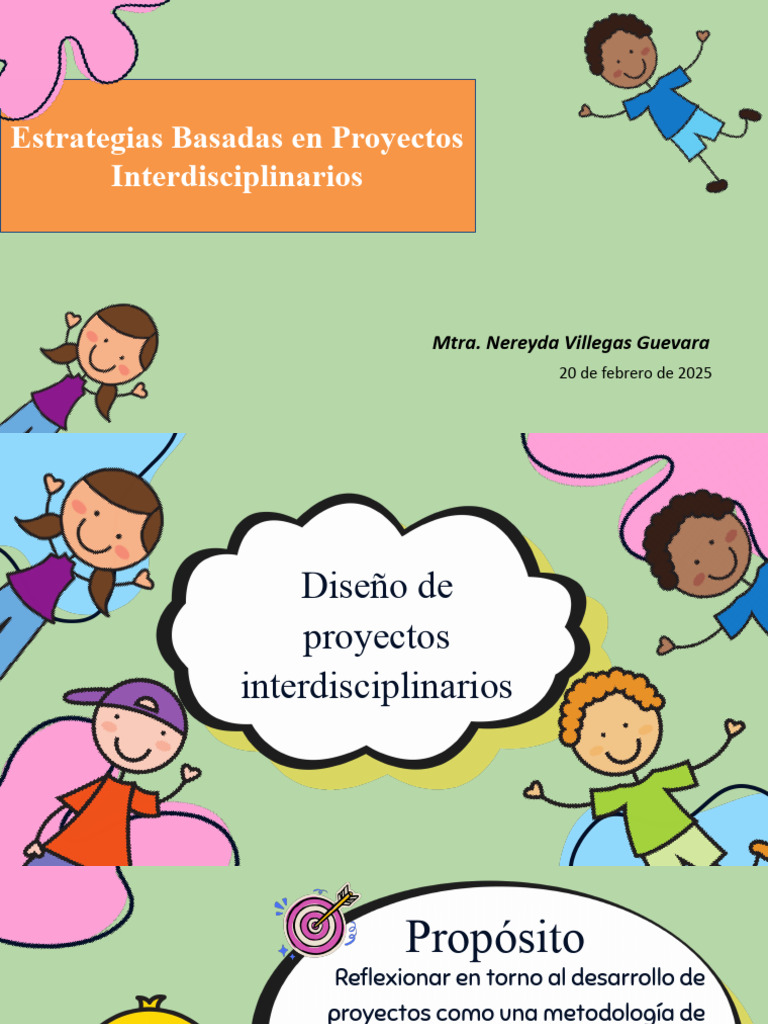 Estrategias para Proyectos Interdisciplinarios | PDF | Educación de la ...