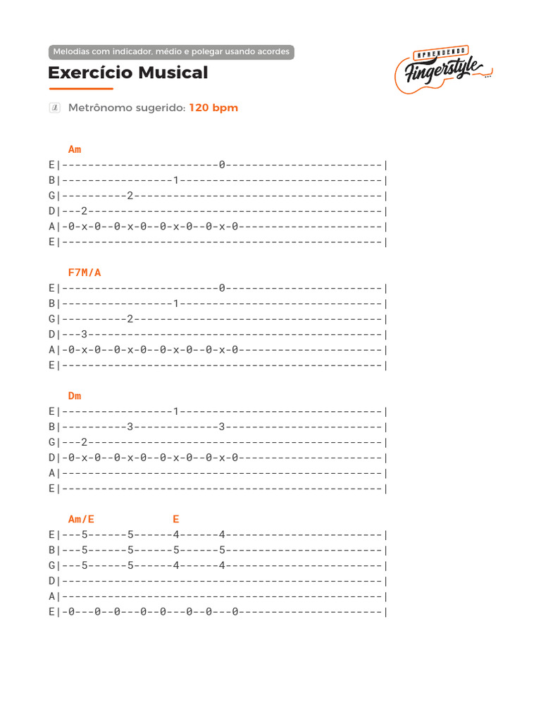 Musical Exercise: Chord Melodies Guide | PDF