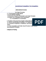 Lecture 4-: Interjurisdictional Competition: Tax Competition