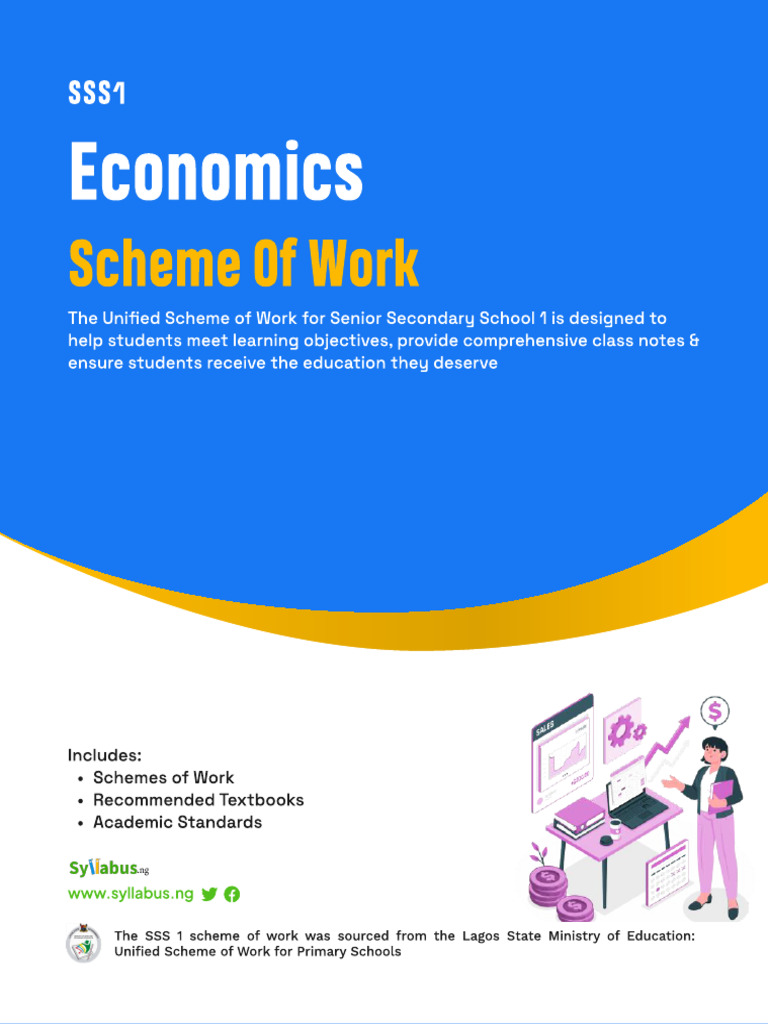 SSS1 Economics Scheme of Work | PDF | Economics | Agriculture
