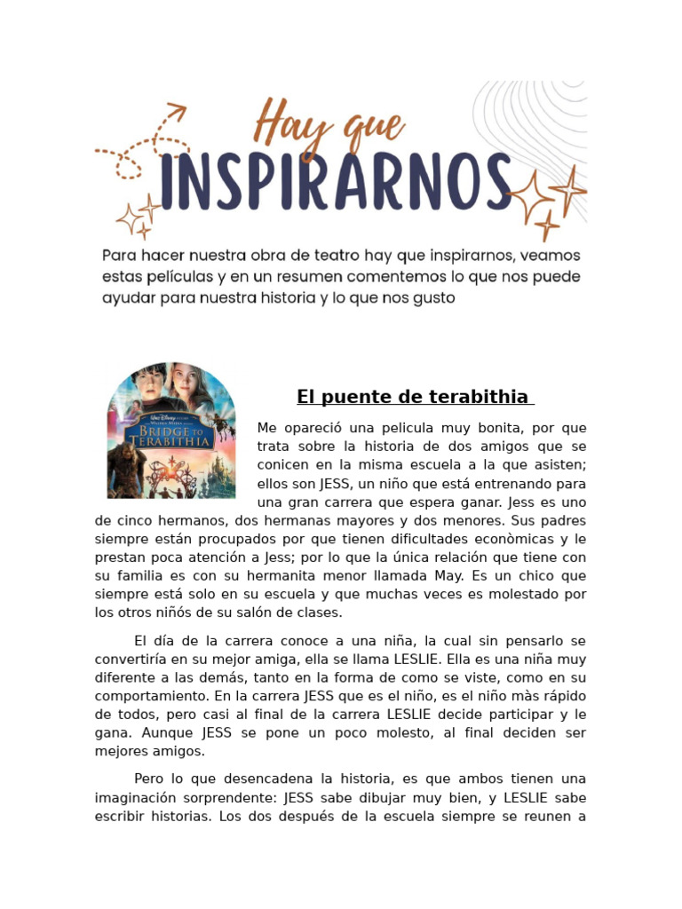 Resúmen de Las Películas 2 | PDF