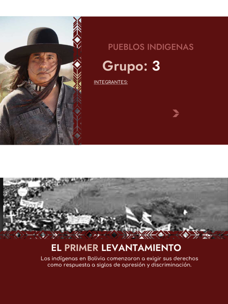 Historia y Derechos de Pueblos Indígenas en Bolivia | PDF | Bolivia ...