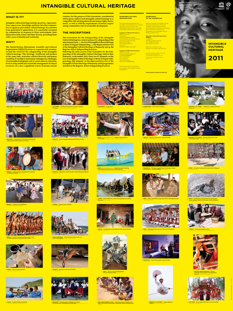 UNESCO Intangible Cultural Heritage Overview | PDF
