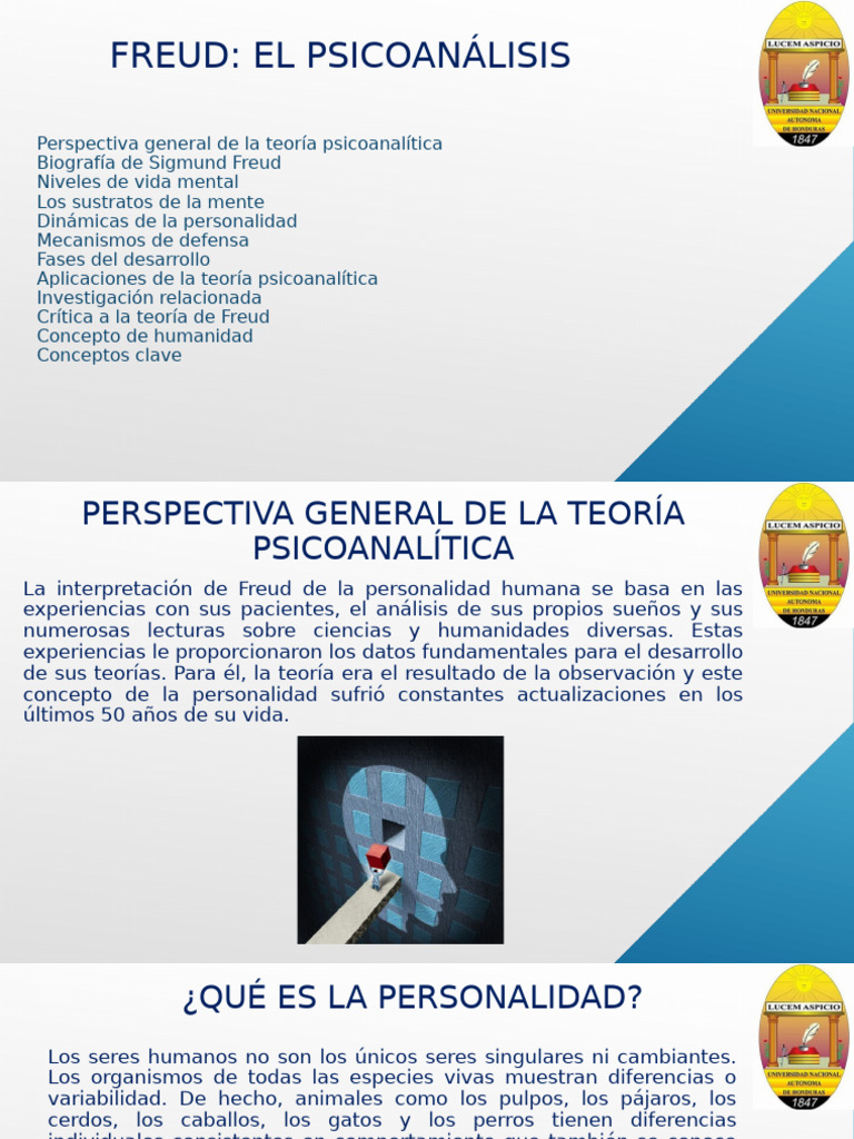 Teoría Psicoanalítica de Freud | PDF | Mente inconsciente | Psicoanálisis