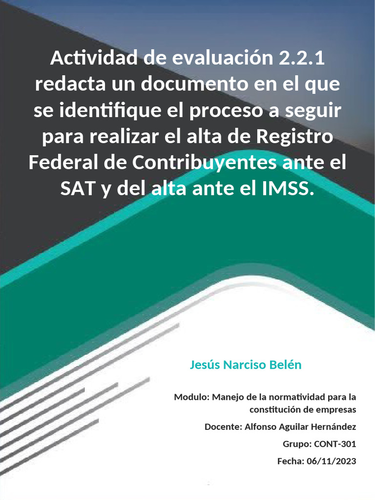 Alta de RFC y IMSS: Guía Paso a Paso | PDF | Gobierno