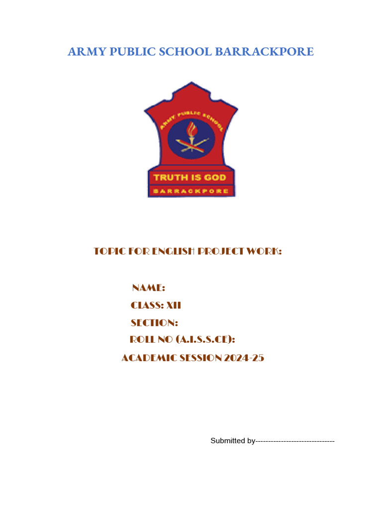 Asl Sample Project Xii (1) .Docx - 2 | PDF