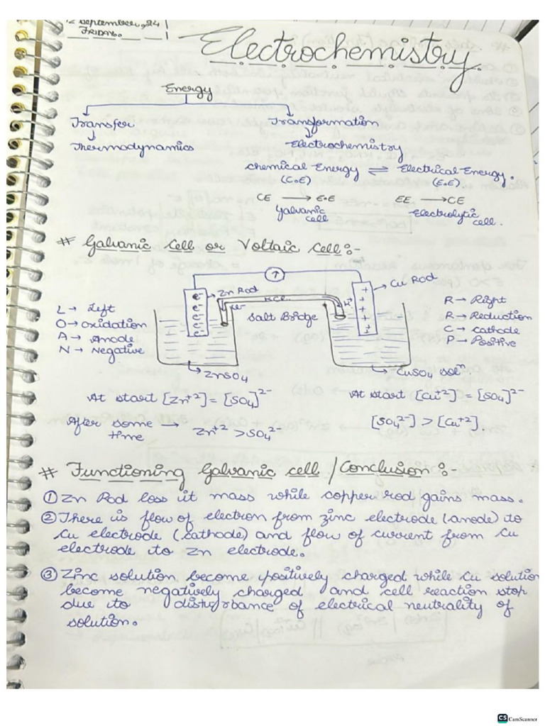 Electro Chemistry, by Jitendra Sir | PDF