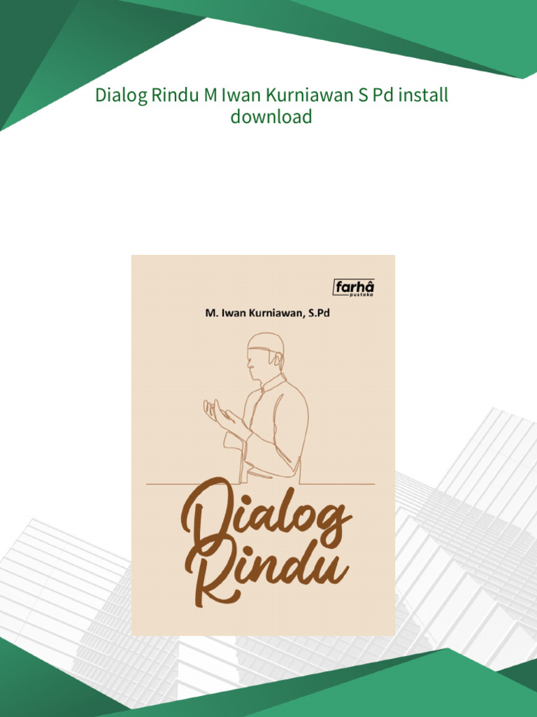 3669dialog Rindu M Iwan Kurniawan S PD Download | PDF