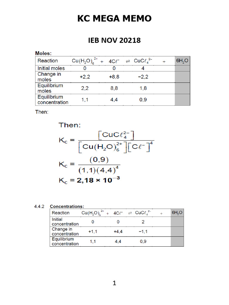 KC Mega Memo | PDF