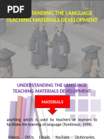 Developing Teaching and Learning Materials | PDF | Cognition | Learning