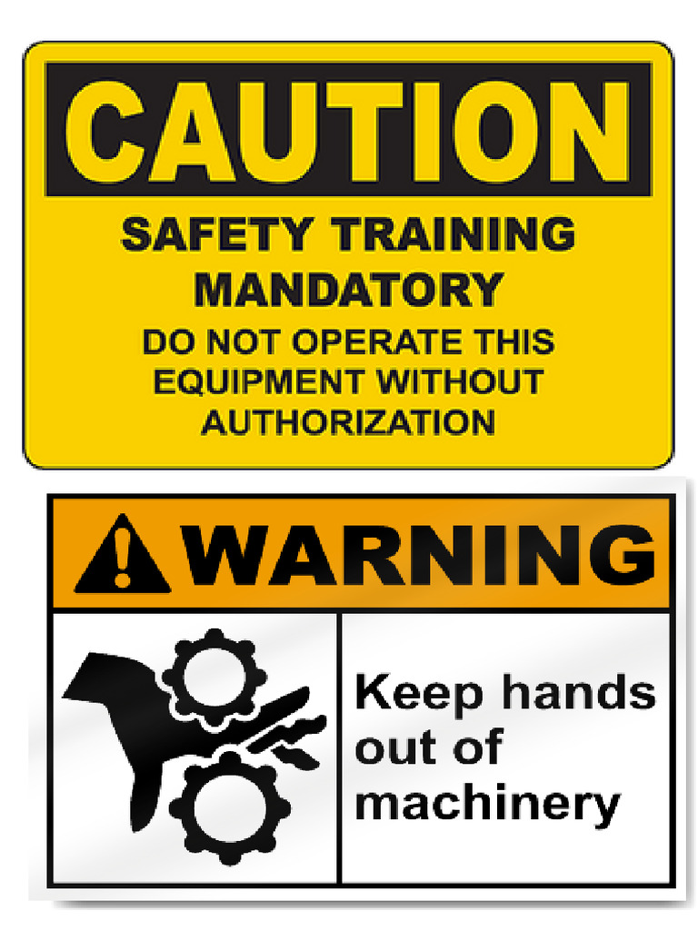 Threading Machine Signages | PDF