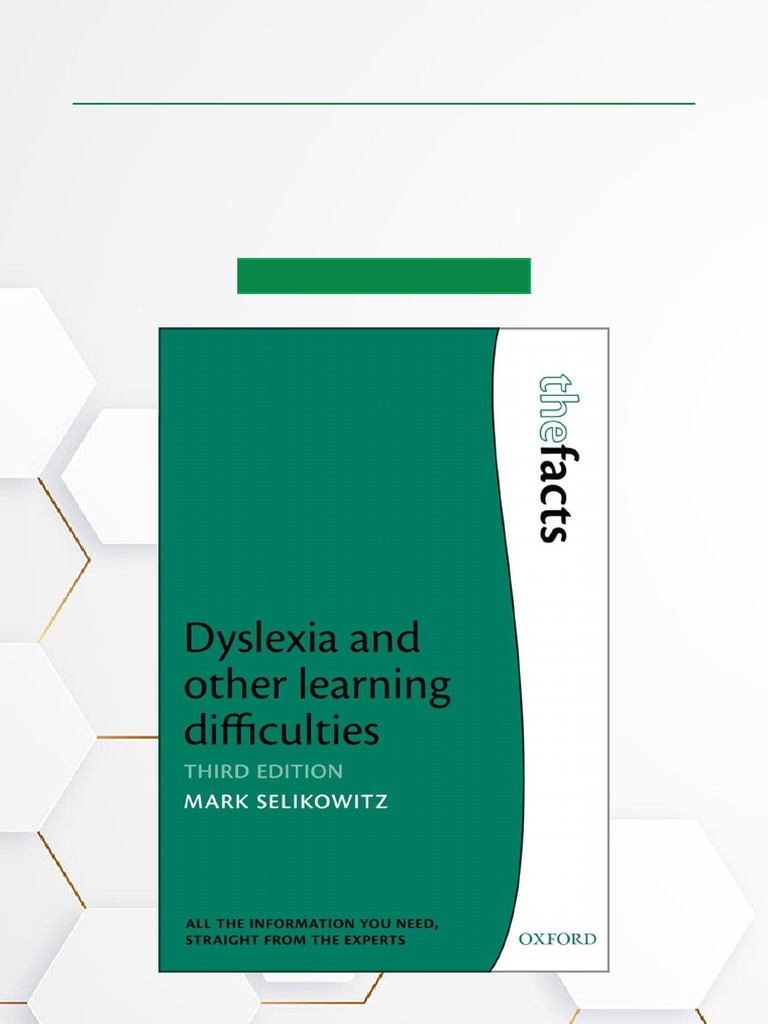 Dyslexia and Other Learning Difficulties 3rd Edition ISBN 0191654574 ...