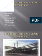 Role Negotiation at Bokaro