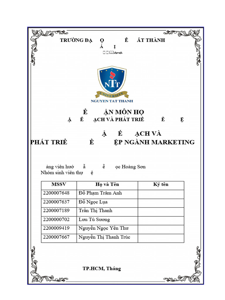 Tiểu luận Siminar | PDF