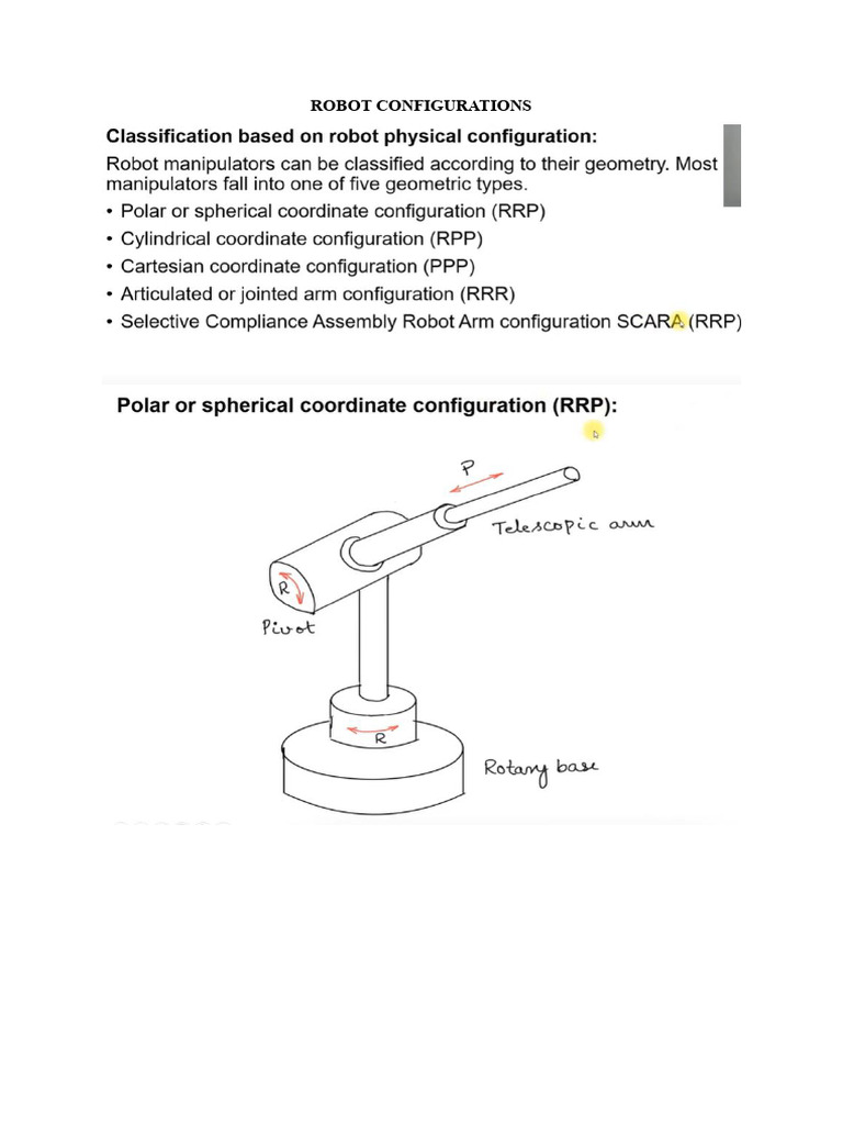 Robot Configurations | PDF
