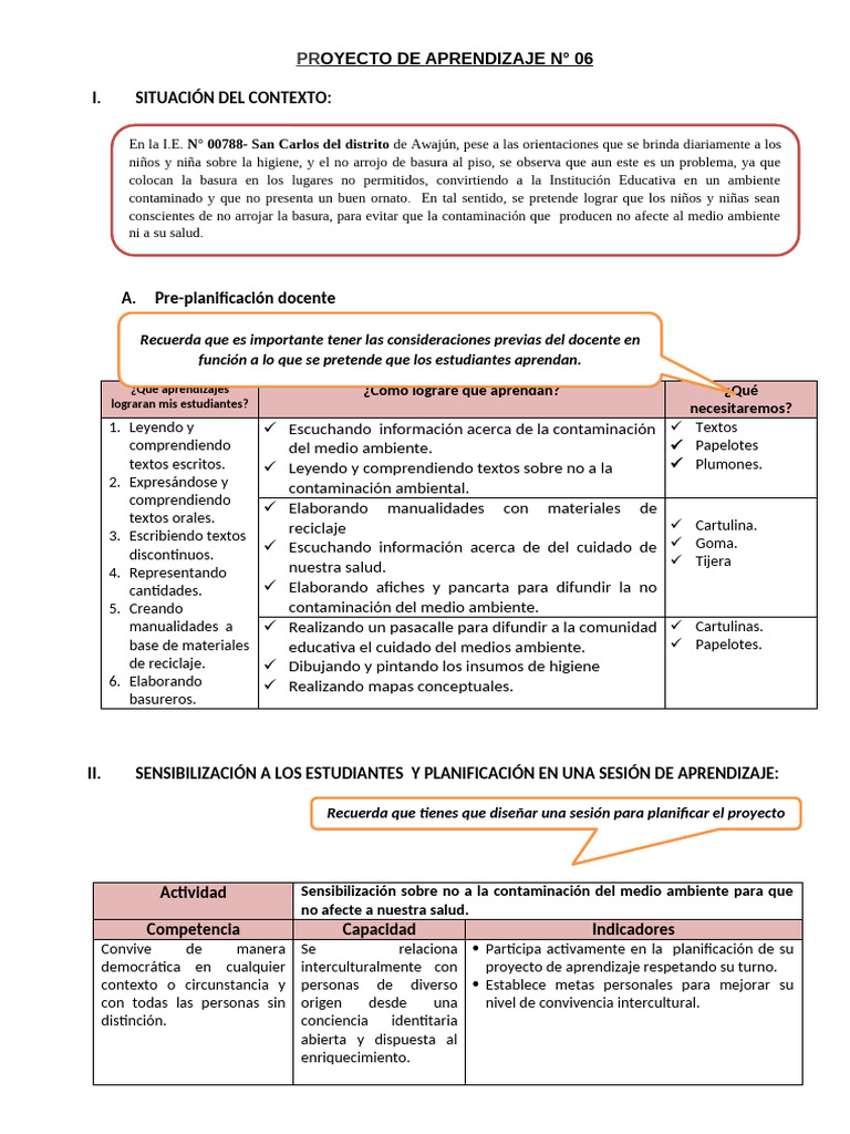Proyecto #06 | PDF | Residuos | Ozono