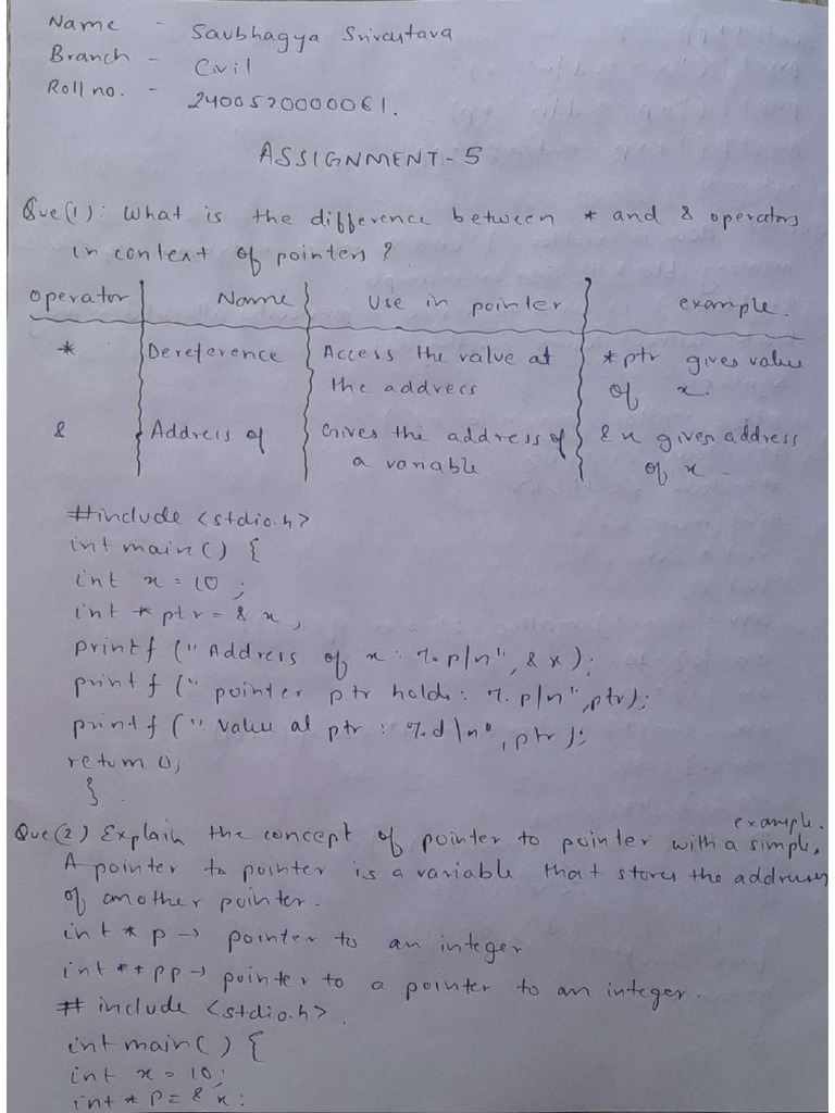 Assignment 5 | PDF