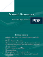Natural Resources: Presented by Prateek Pal