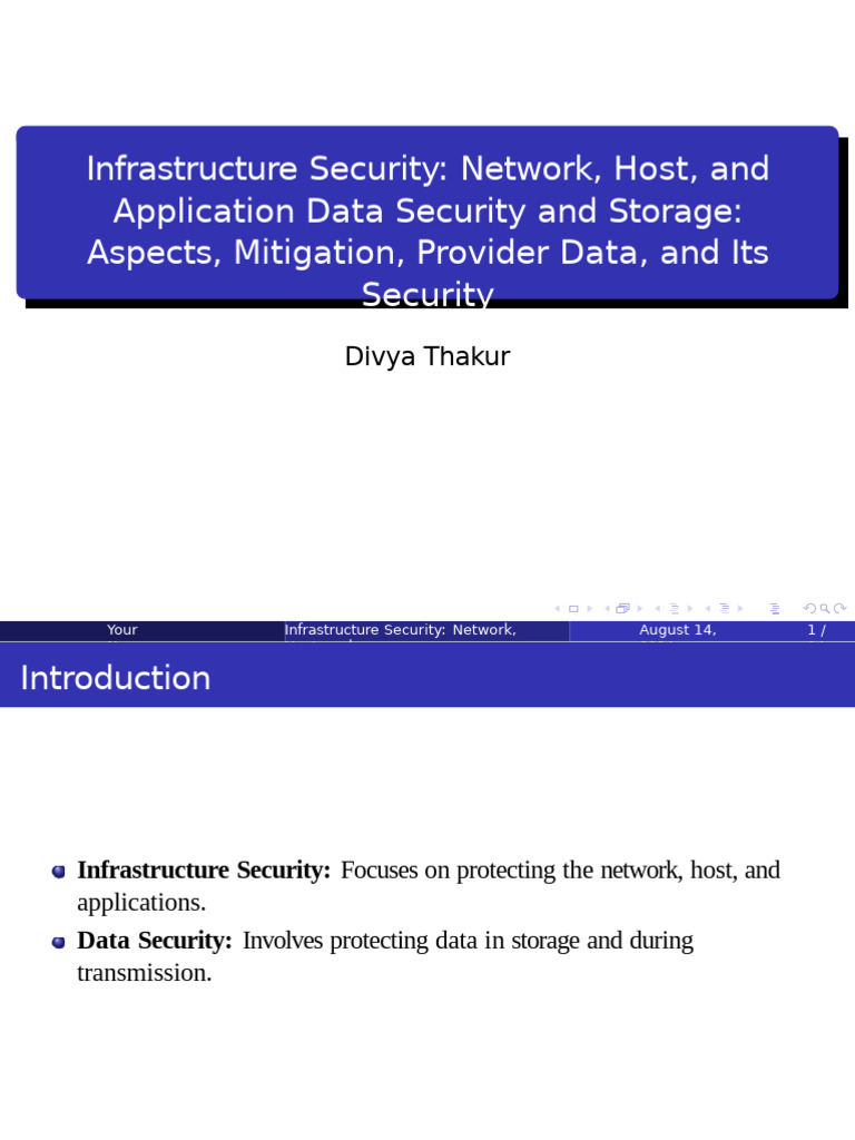 UNIT 2 Infra Security | PDF | Security | Computer Security