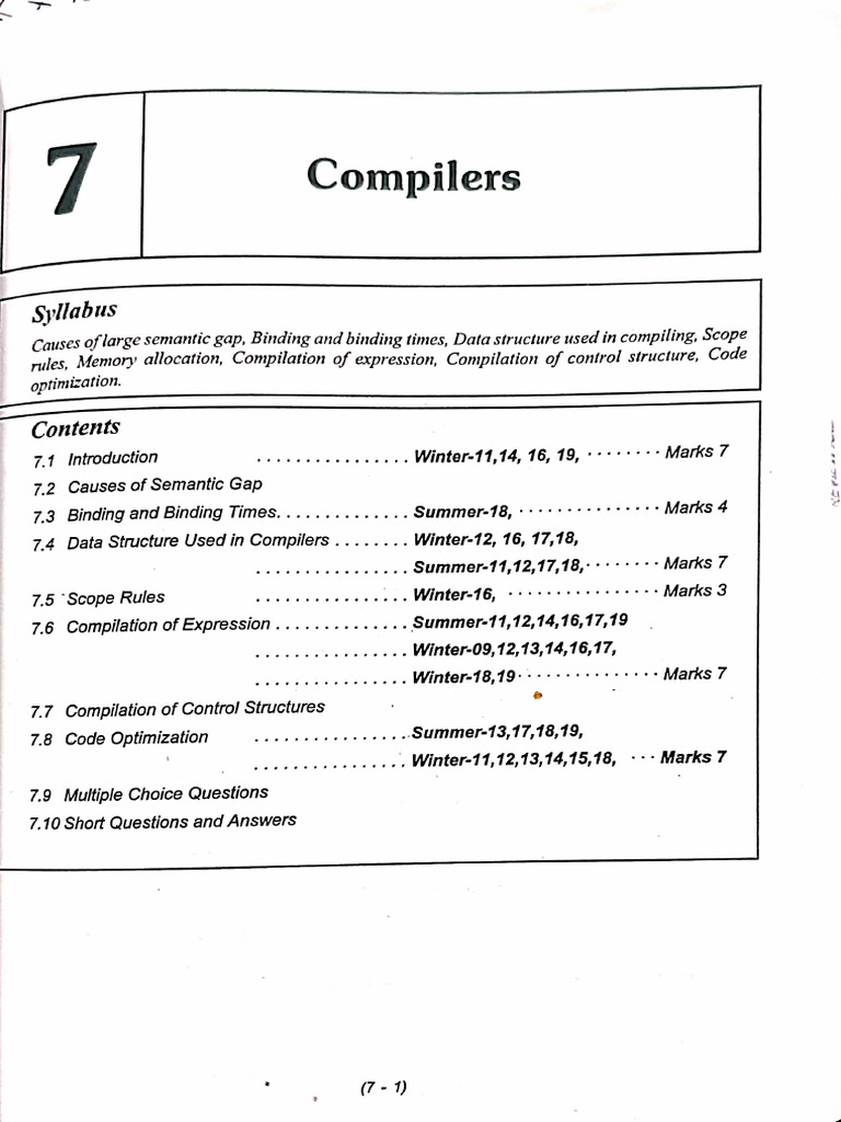 System Software Ch7 | PDF