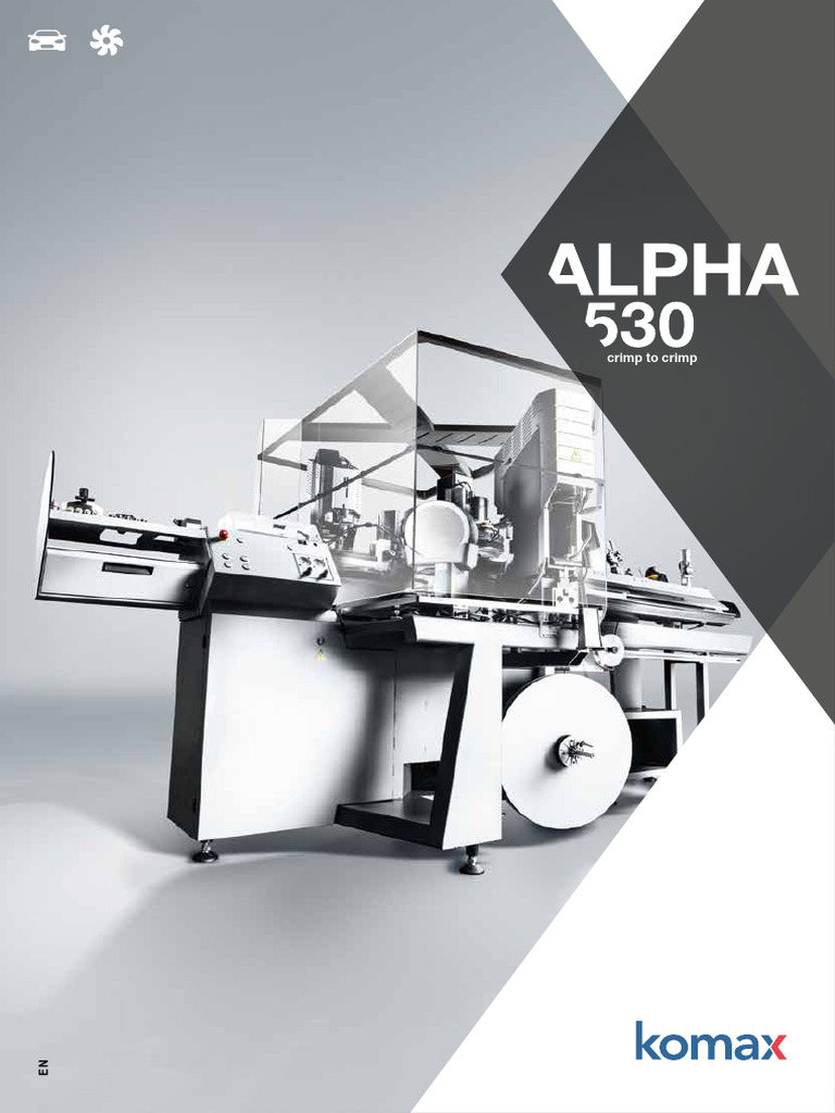 Komax Alpha 530: Automatic Crimping Solutions | PDF | Wire | Electrical ...