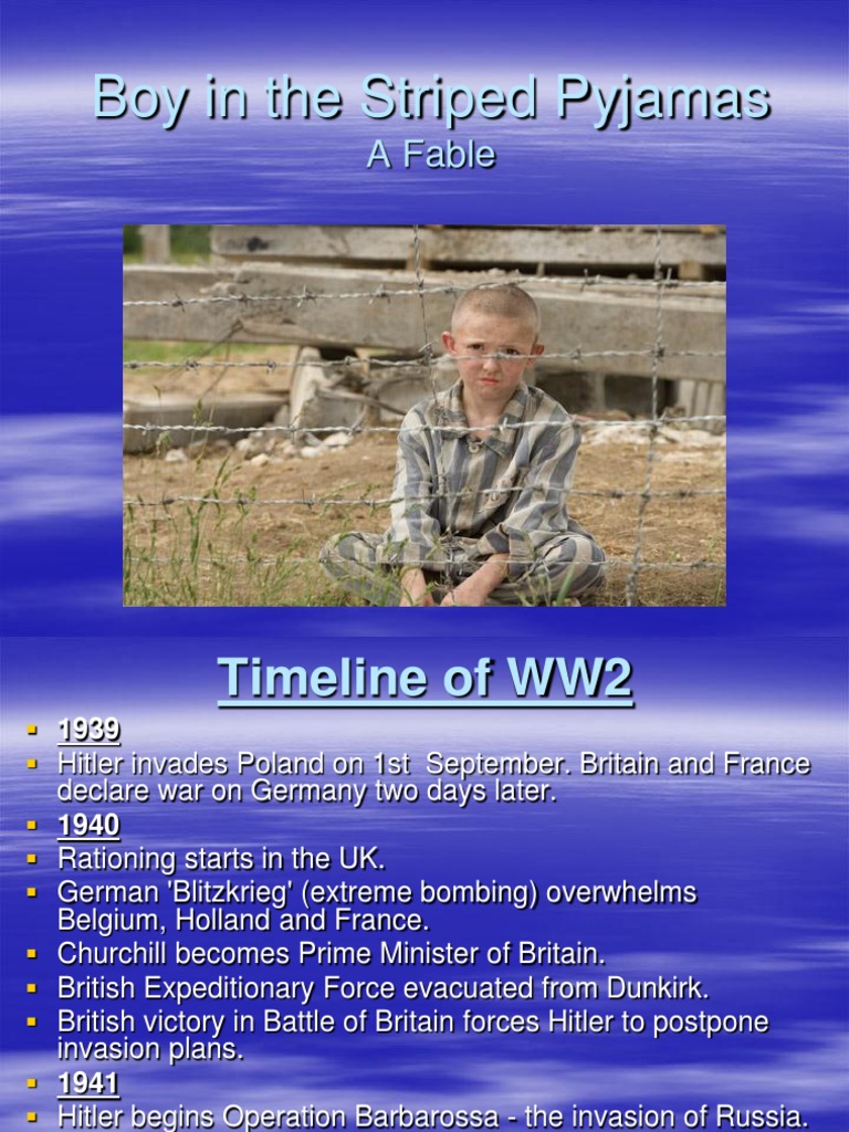PJs - Boy in the Striped Pyjamas | Allies Of World War II ...