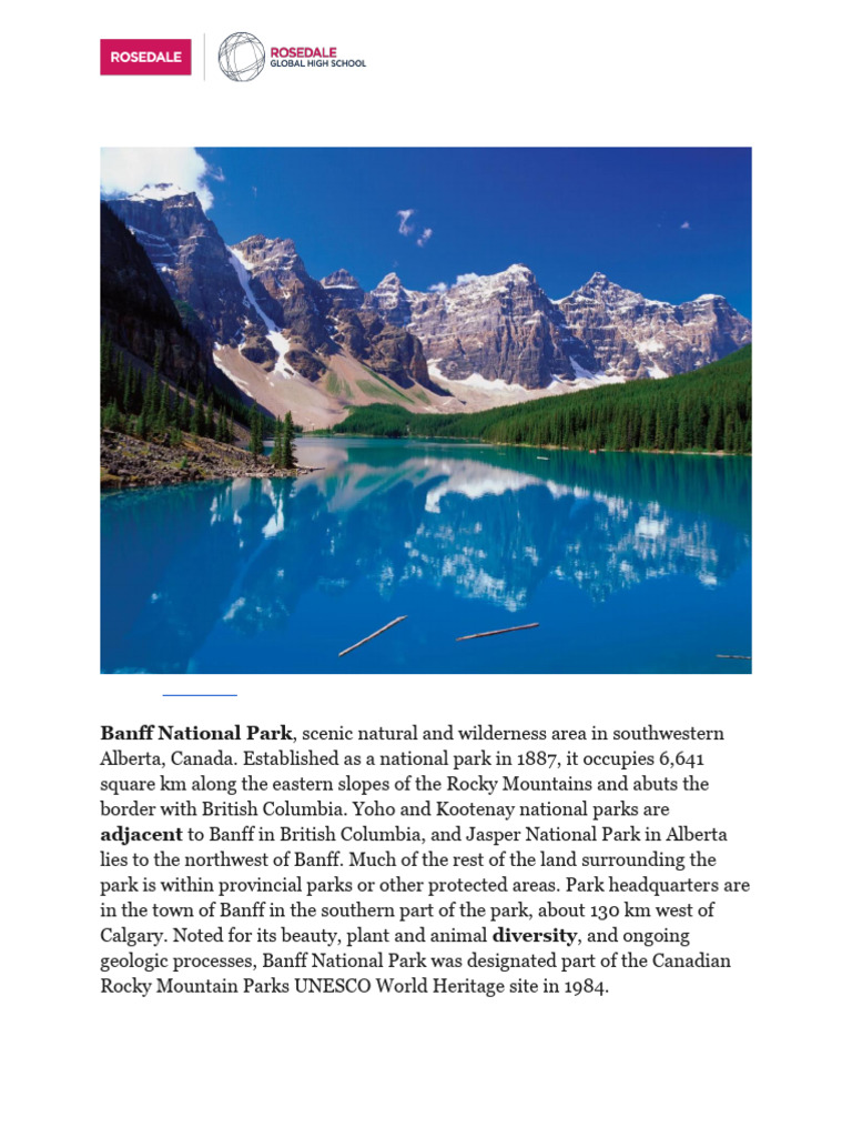 1-3 - Banff Information Text | PDF | Earth Sciences