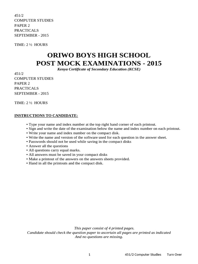 COMPUTER PP2 Done | PDF | Worksheet | Computing