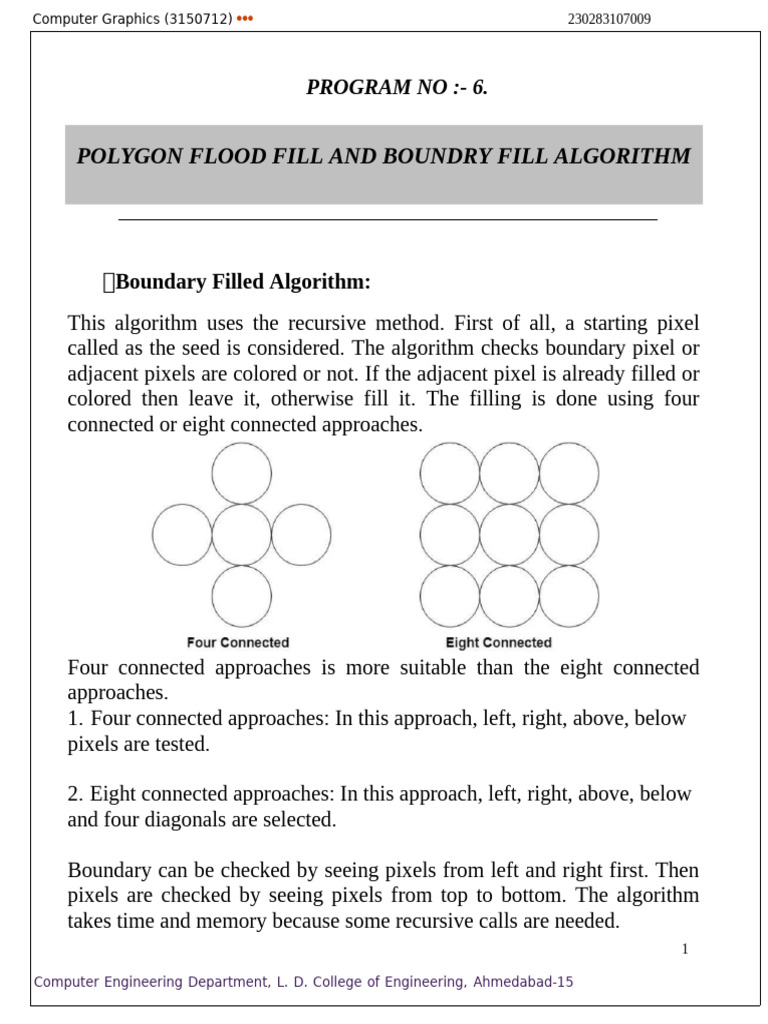 CG PR 6 To 15 | PDF | Computer Programming | Computing
