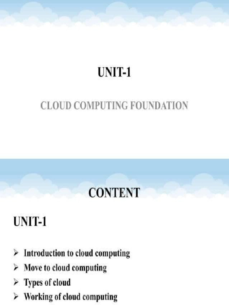 Unit 1 CC | PDF