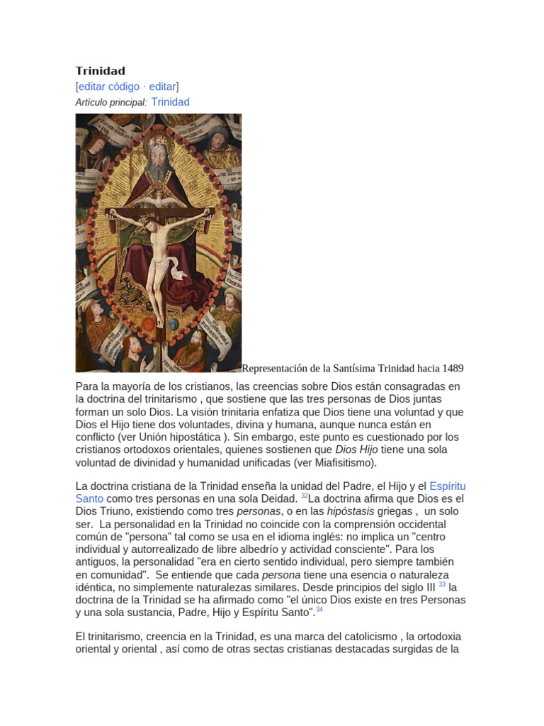 Miafisitismo y la Trinidad en Cristianismo | PDF | Trinidad | Cristo ...