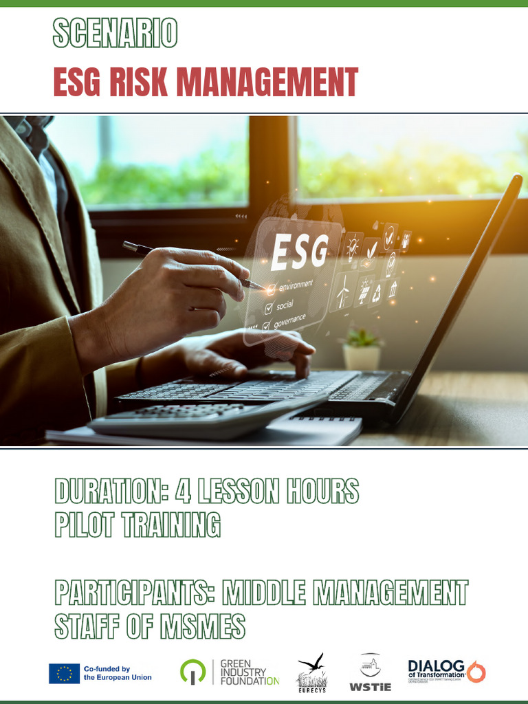 Esg Eng Mod 5 Risk Management Scenario 4H | PDF | Risk | Risk Management