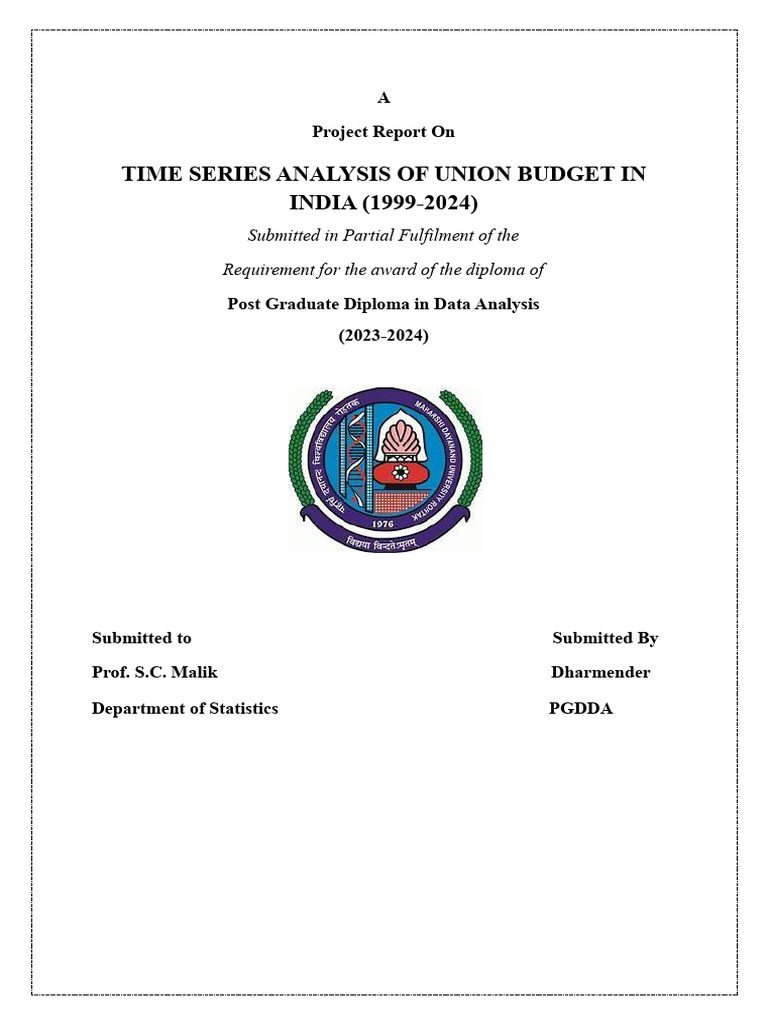 Project On Budget DP (2) (1) - 1 | PDF | Government Budget Balance ...