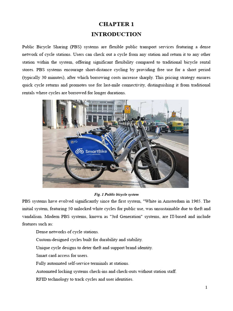 Public Bicycle Sharing Systems Overview | PDF | Transport | Public ...