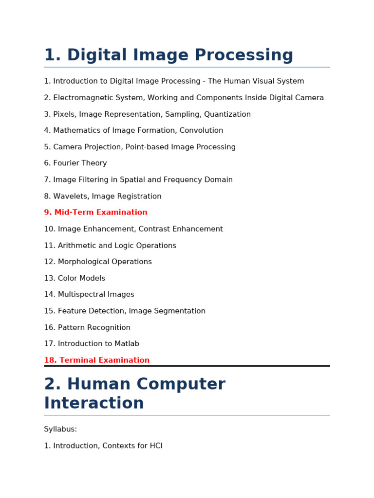 Comprehensive Guide to Digital Image Processing | PDF | Usability ...