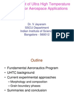 Development of Ultra-High Temperature Ceramics for Aerospace Applications